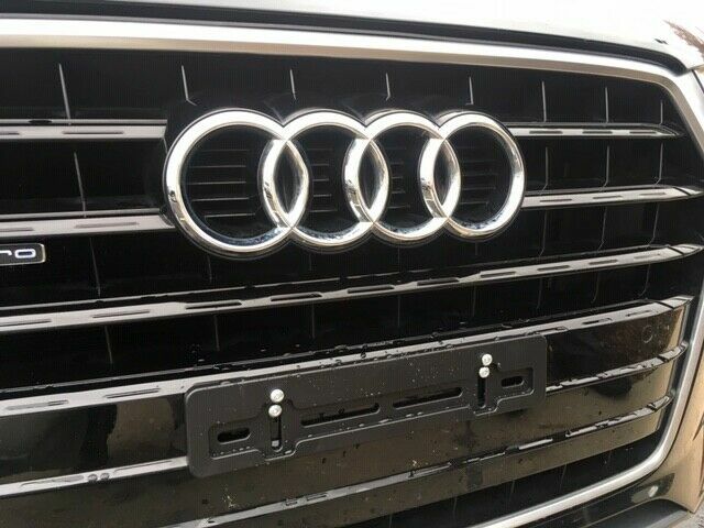 Front License Plate Tag Holder Mounting Bumper Kit Bracket for AUDI Brand New