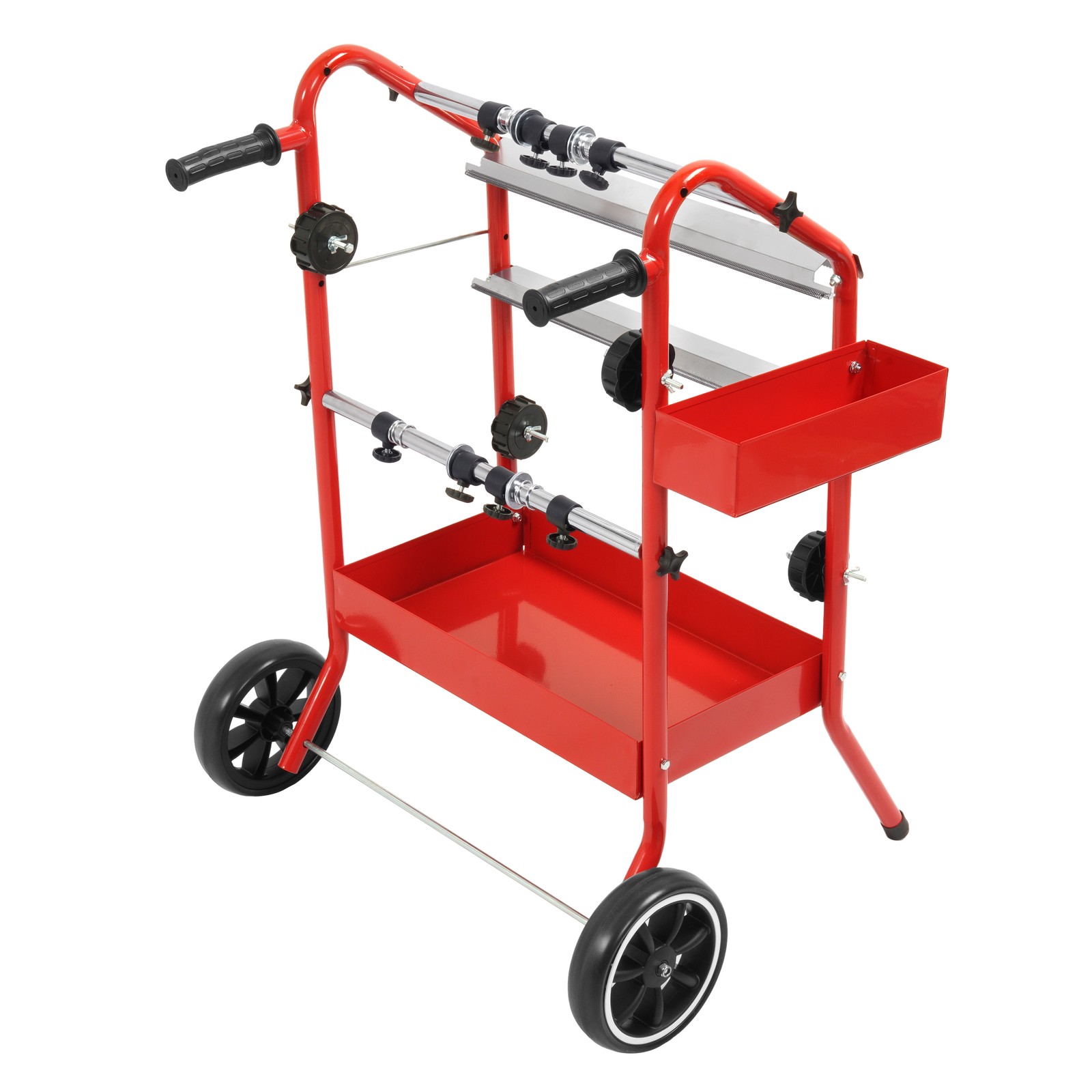 18″ Mobile Multi-Roll Masking Machine Dispenser w/ 2 Paper Bars for Auto Body