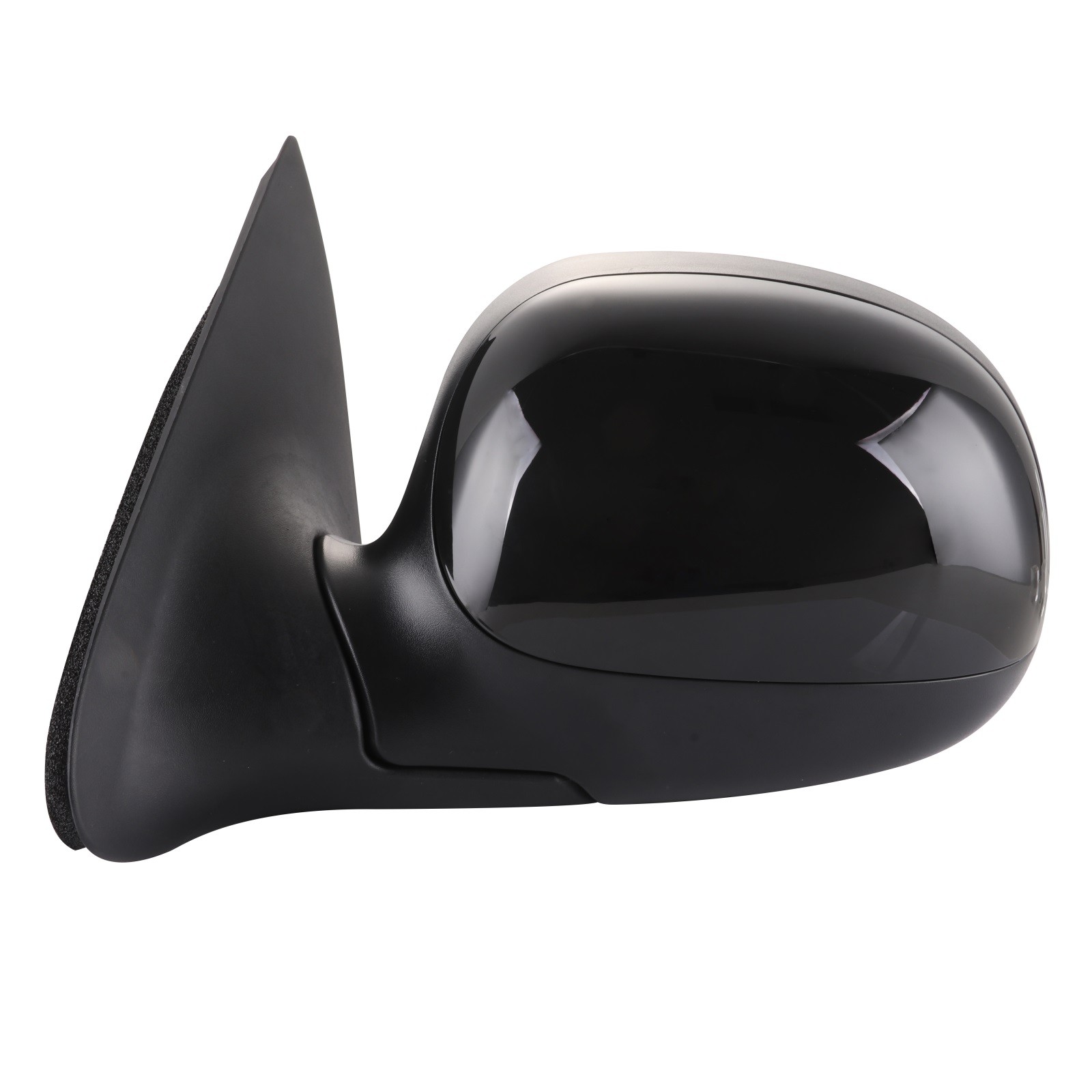 View Mirror Compatible With 1997-04 Ford F-150 Left Side Power Manual Fold Black