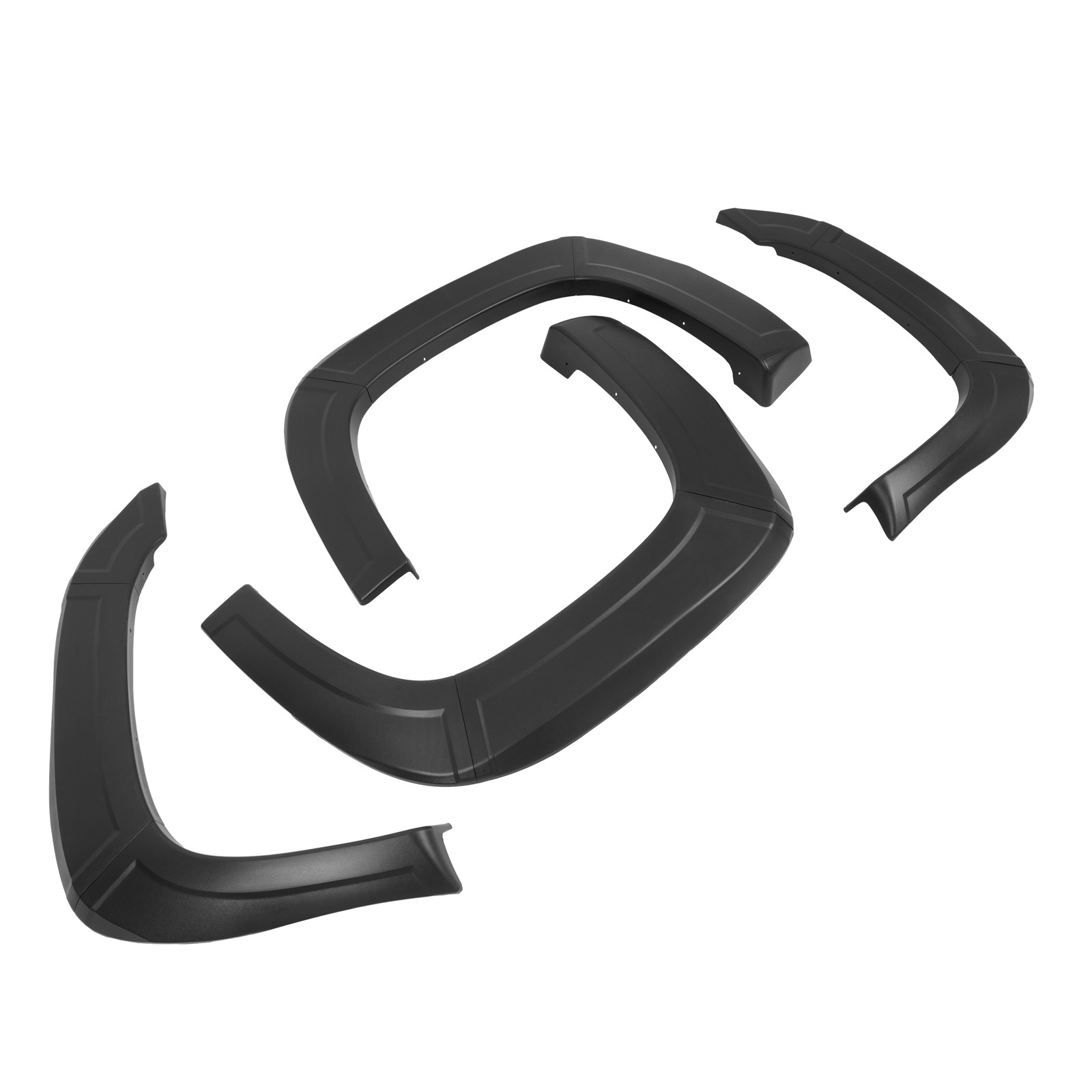 Front Rear Fender Flares Set Textured Black For 2007-2013 Chevrolet Avalanche