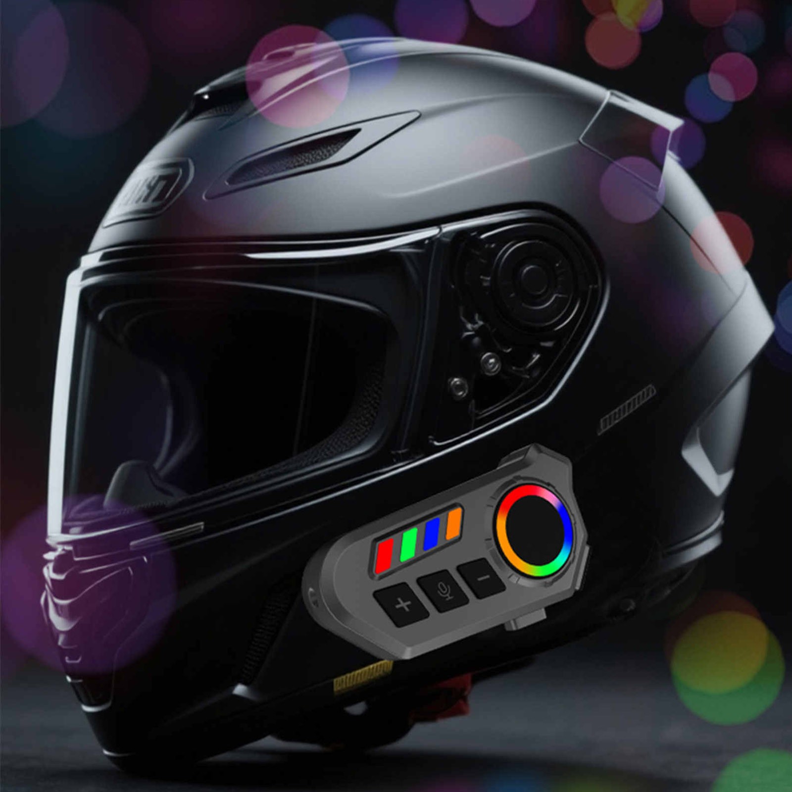 Bluetooth 6.0 Motorcycle Helmet Headset Voice Assistant IP65 Dust Rain Proof