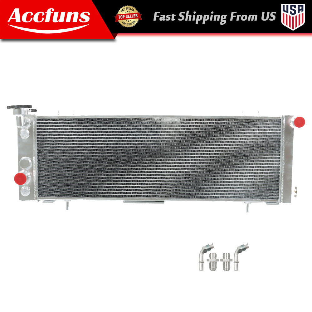 3 Row Core Aluminum Radiator For 1984-2001 Jeep Cherokee XJ Comanche 2.5L 4.0L