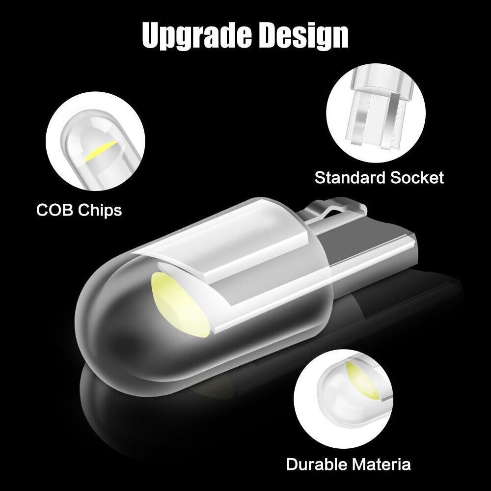 20pcs LED License Plate Interior Light Bulb White T10 194 168 W5W 2825 6000K