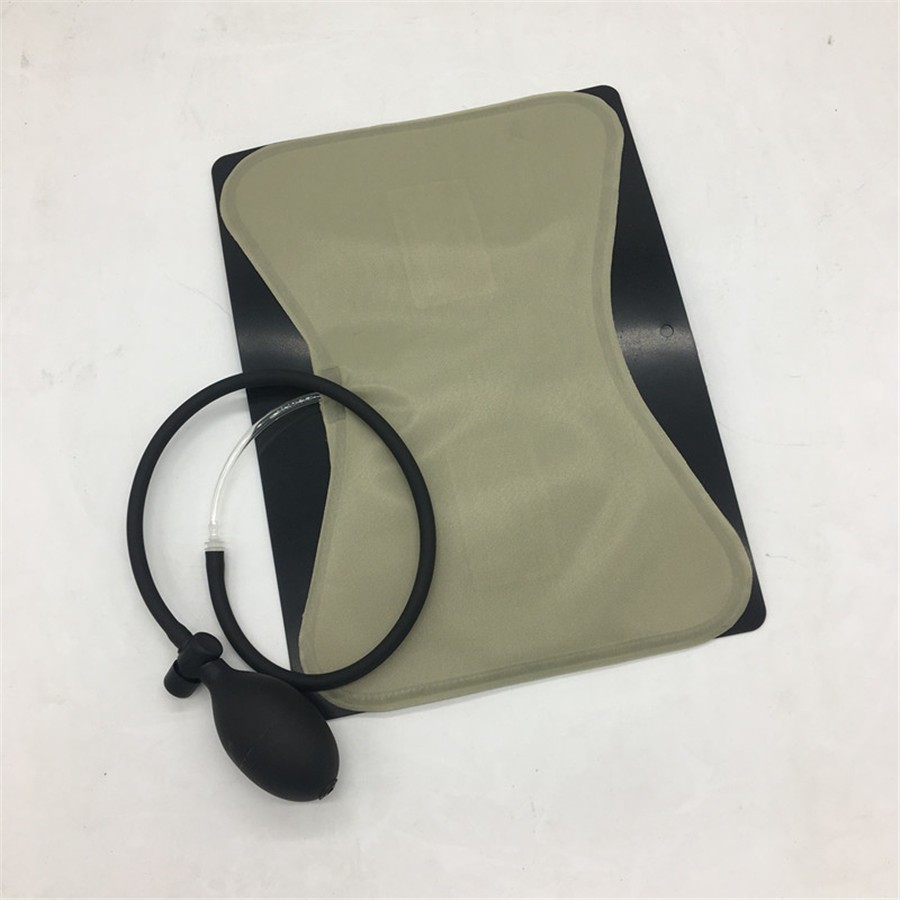 Seat Air Pressure Lumbar Hand Pump Support Pad Pillow For Car Sedan Van Minivan