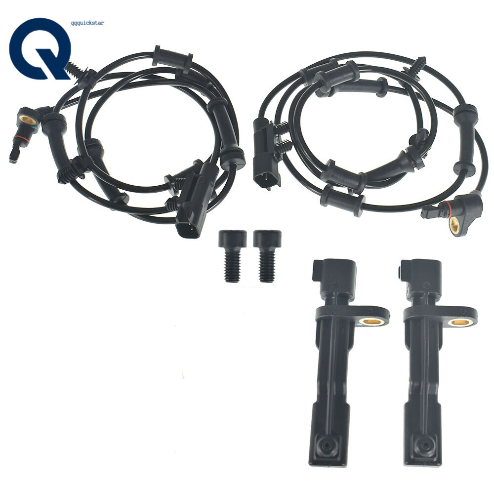 For Jeep Wrangler 2008-2016 4Pcs ABS Wheel Speed Sensor Font Rear Left/Right