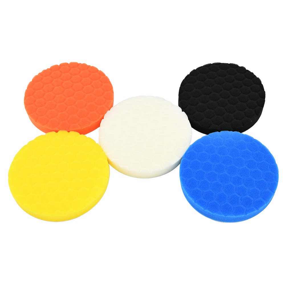 6″ Foam Polishing Pad Kit Car Buffer Waxing Buffing Wheel Compound Polisher Set