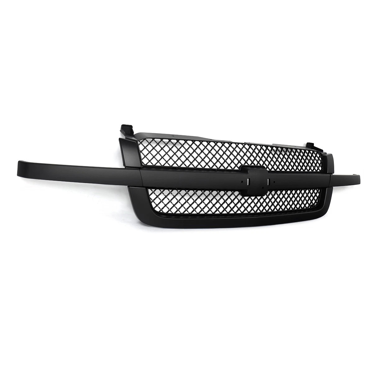 Matte Black SS Front Grille Assembly Fit For 2003-2007 Chevrolet Silverado 1500