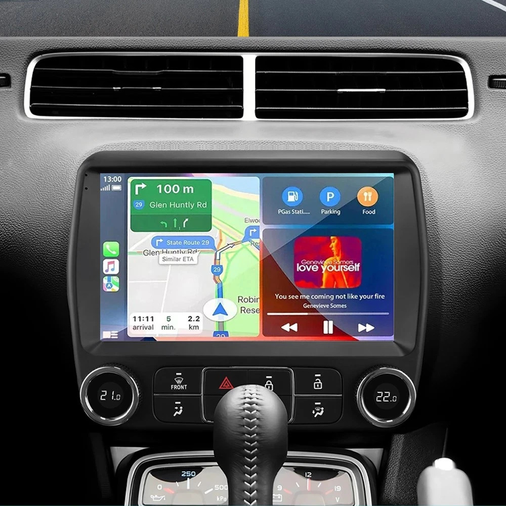 For Chevrolet Camaro 2010-2015 Android14 Apple CarPlay Car Stereo Radio GPS Nav