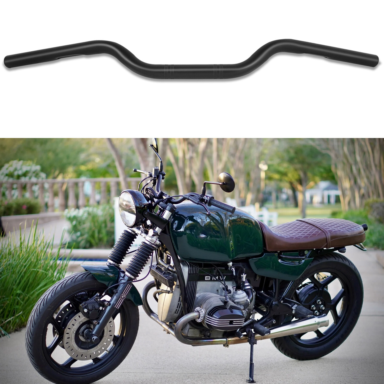 Motorcycle 7/8″ 22mm Handlebar Tracker Drag Bar For R100 RT R100/7-1977 1978