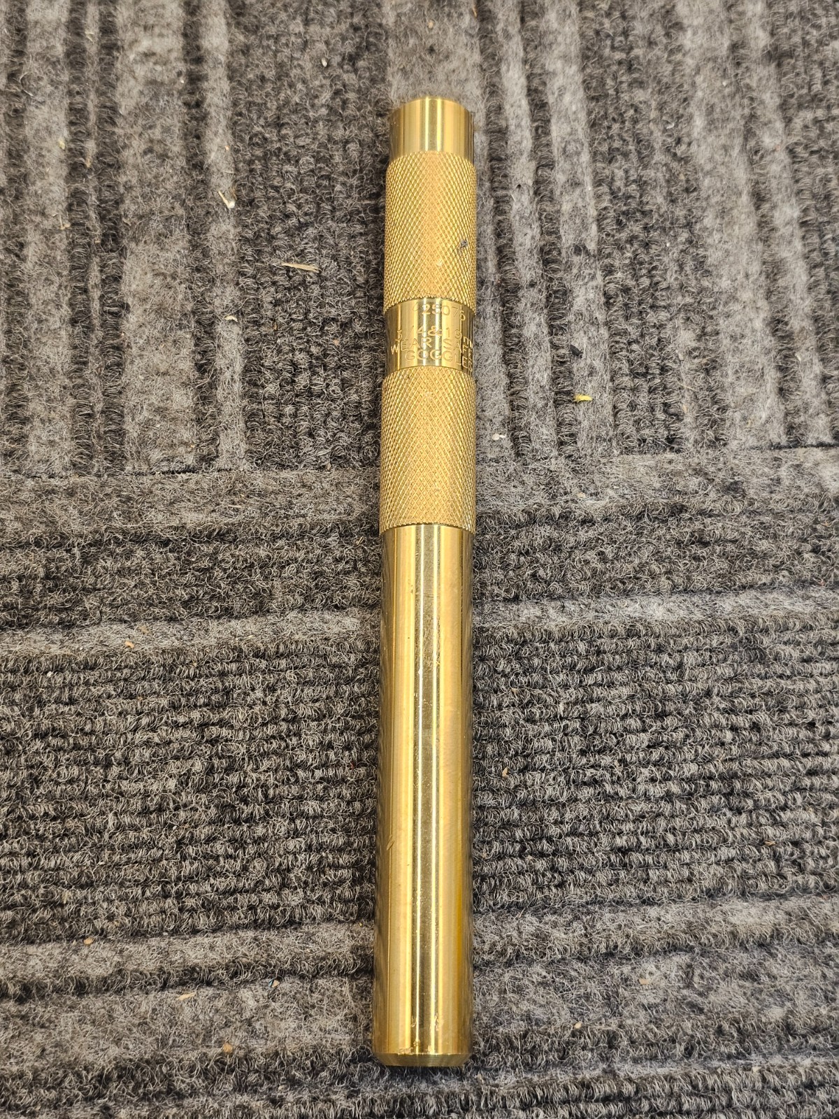 4-Piece Brass Drift Punches Double-Knurled Grip 5/8in, 3/4in, 1/2in and 3/8in