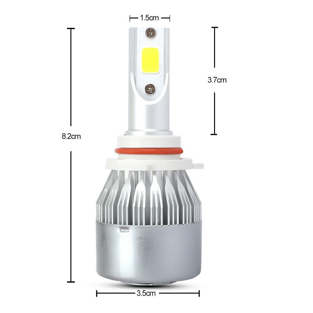 C6 9005 LED Headlight Bulb Conversion Kit High Beam White Super Bright 6000K