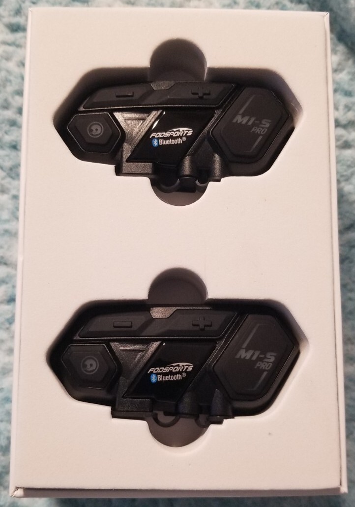 2x M1-S Pro Motorcycle Intercom Bluetooth Headset Helmet Interphone System 2000m