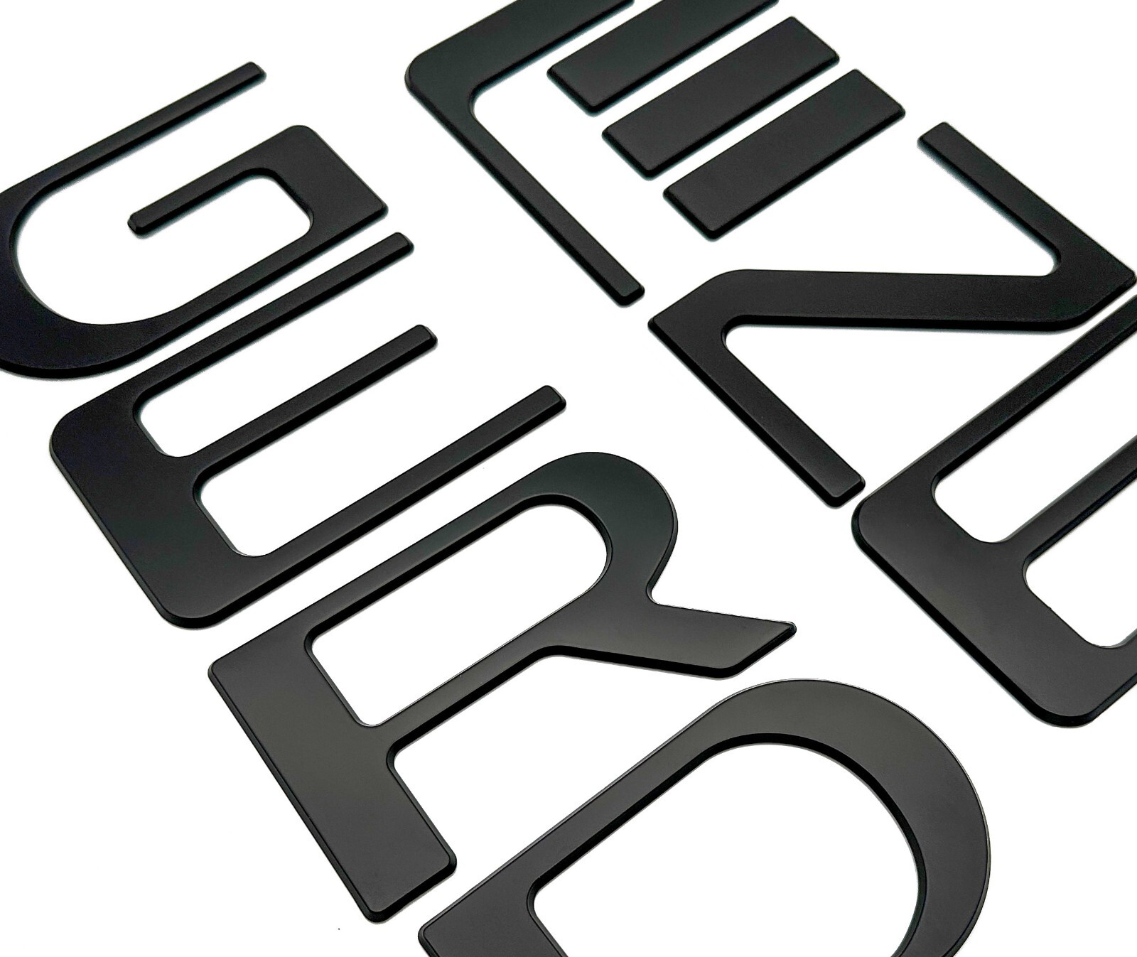 3D BLACK ABS Plastic RAISED TAILGATE LETTERS FOR RIDGELINE 2024 2025 US