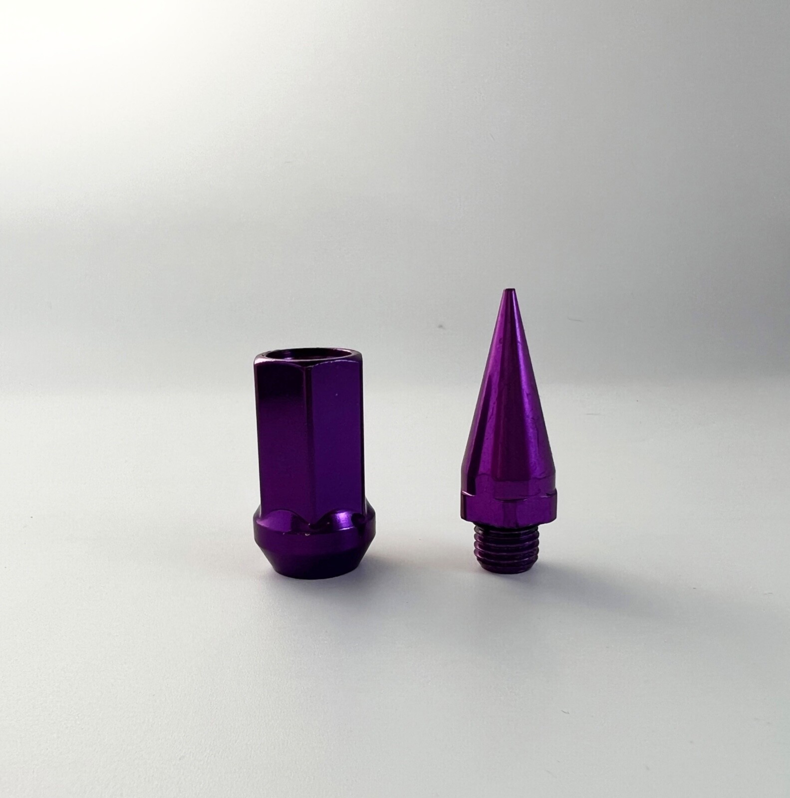 20Pc Purple 3.18” Spike Lug Nuts 1/2-20 Bulge Acorn For Jeep 5×4.5 5×5 5×5.5