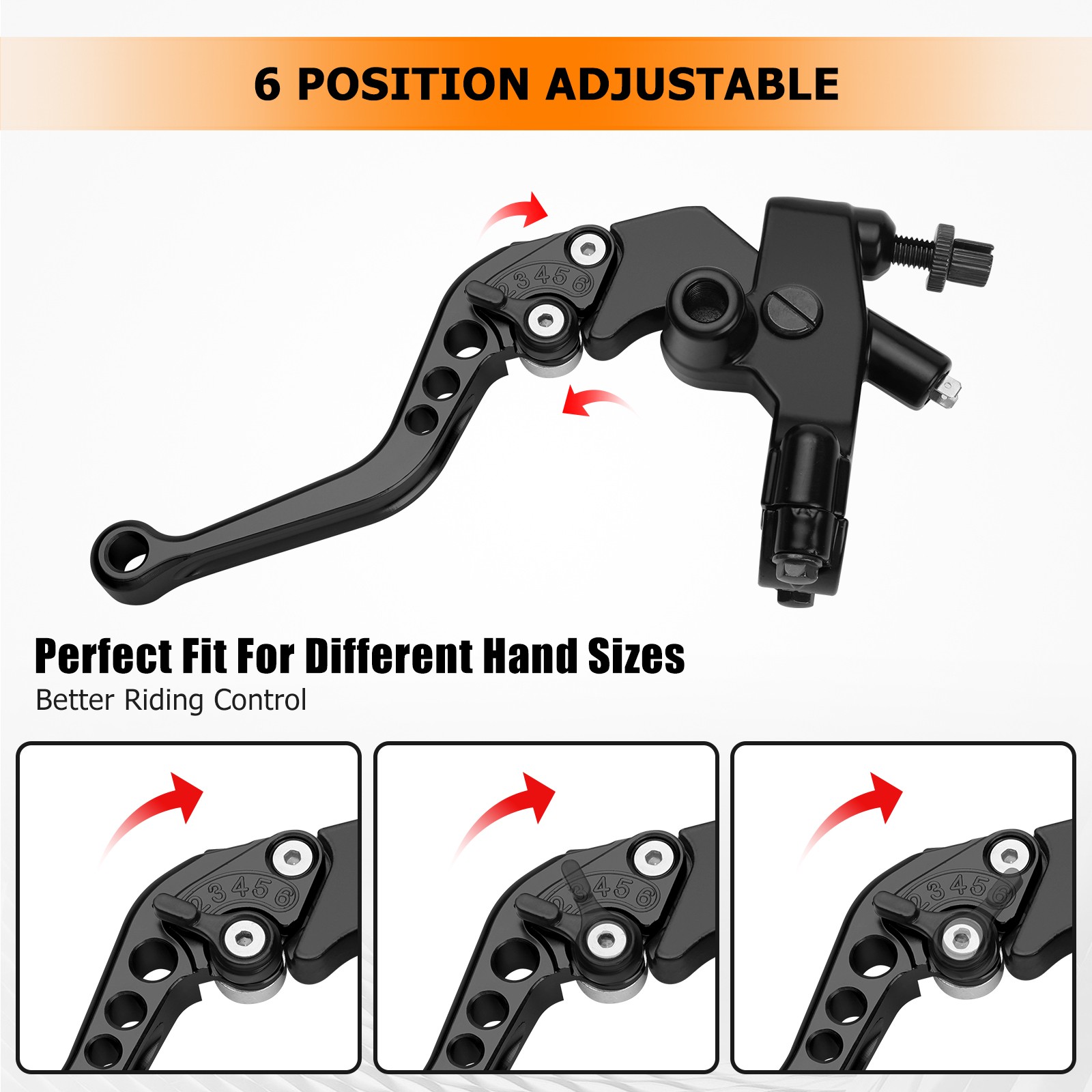 7/8″ 22mm Brake Master Cylinder Cable Clutch Lever Kits Motorcycle Dirt Bike ATV