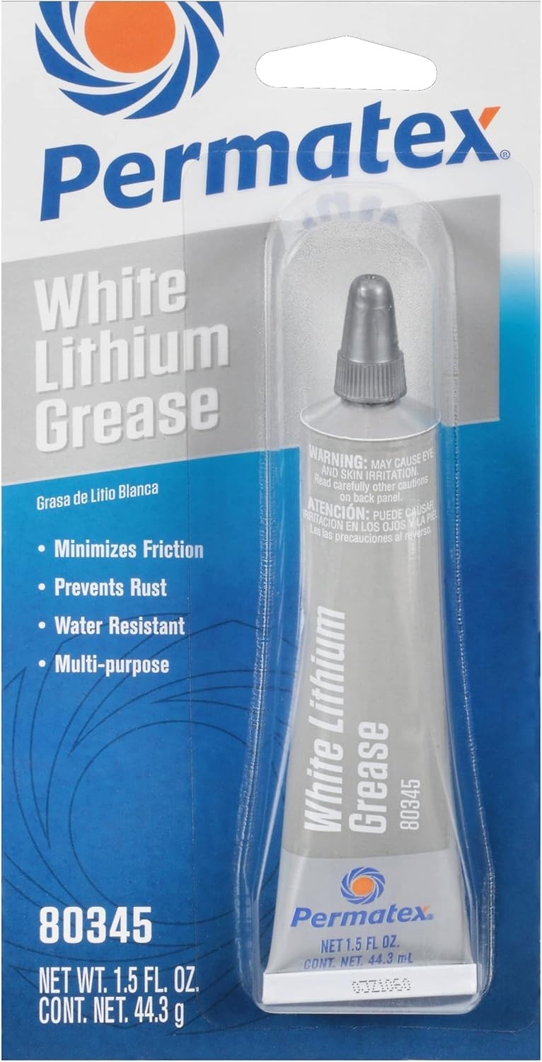 All-Purpose 1.5 oz. White Lithium Grease for Metal & Plastic Applications
