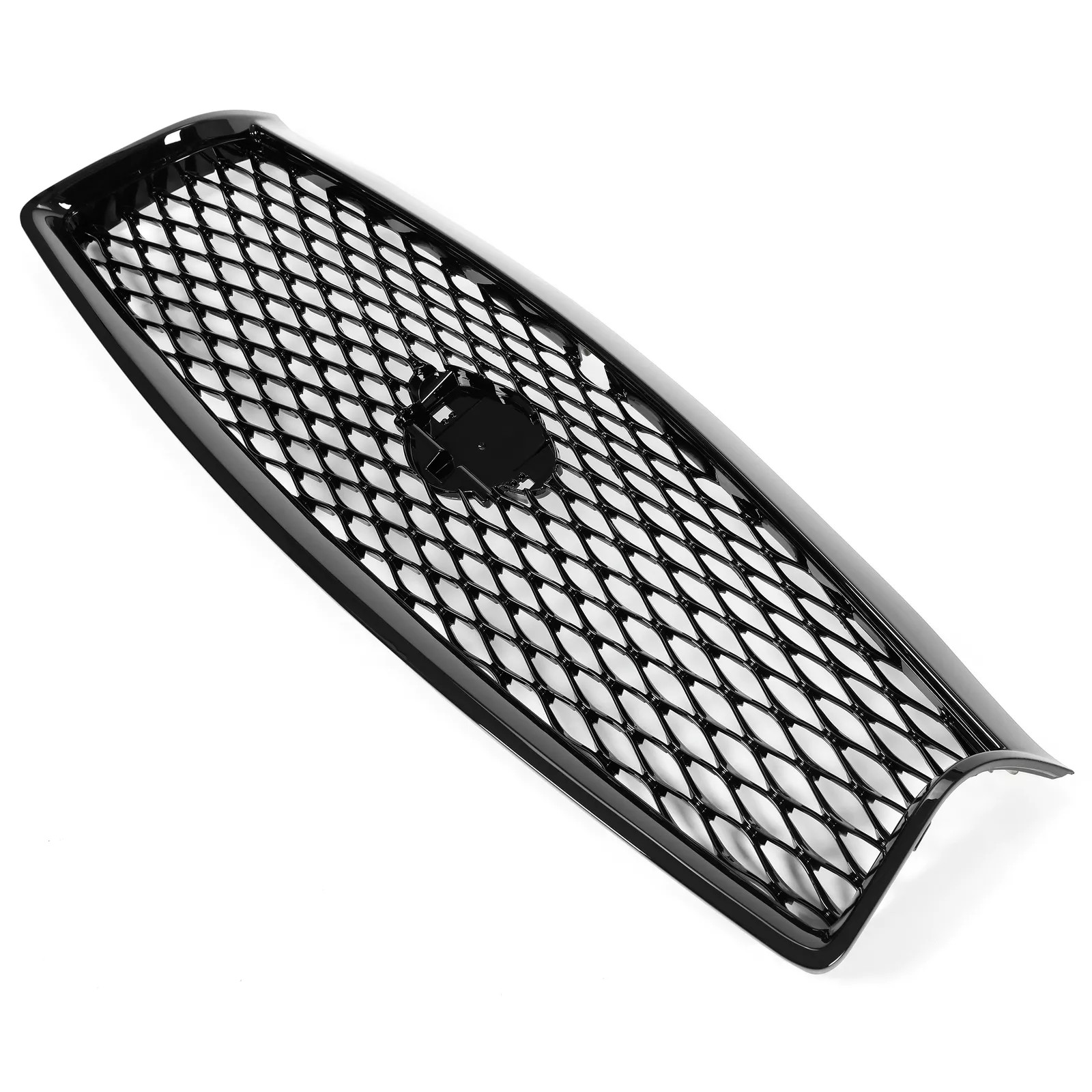 Fit 2014 2015 2016 2017 Infiniti Q50 JDM Front Bumper Upper black Grille Grill