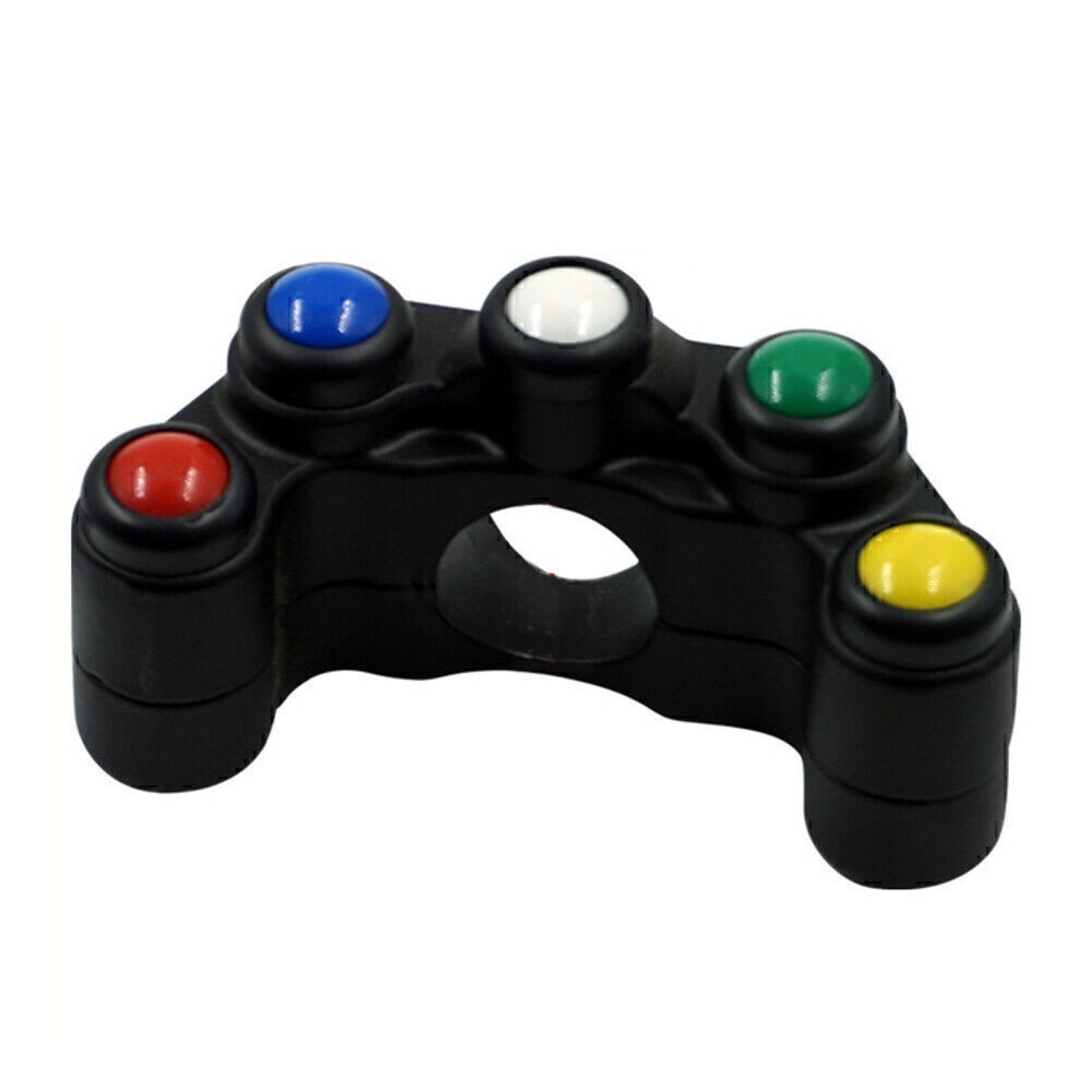 7/8″ 22mm Universal Handlebar Switch 5 button Array Switches Plastic Motorcycle