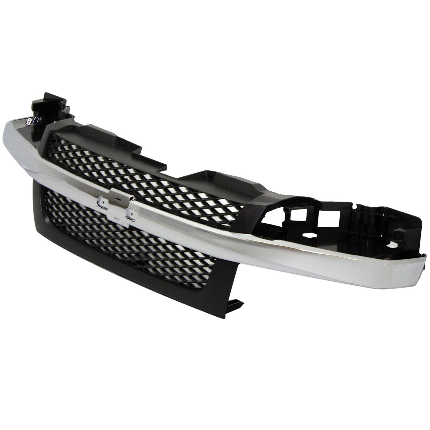 Grille Assembly Textured Dark Gray 2 Piece Design For 2004-12 CHEVROLET COLORADO