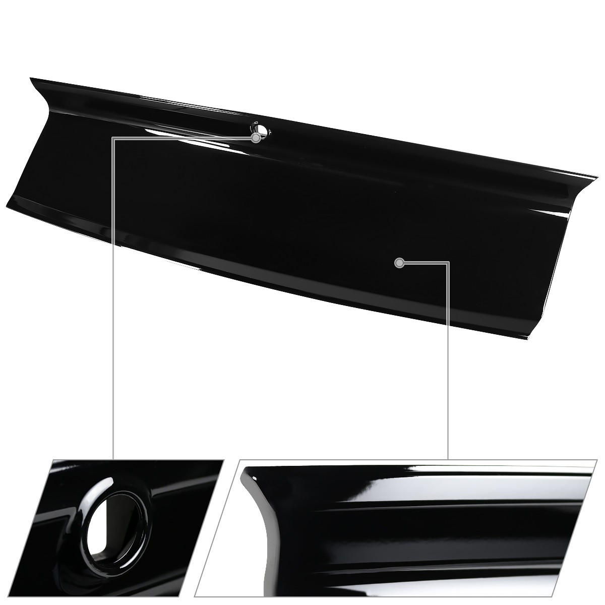 Spoiler Wing Fits 2015-2022 Ford Mustang GT Rear Trunk Decklid Panel Trim Cover