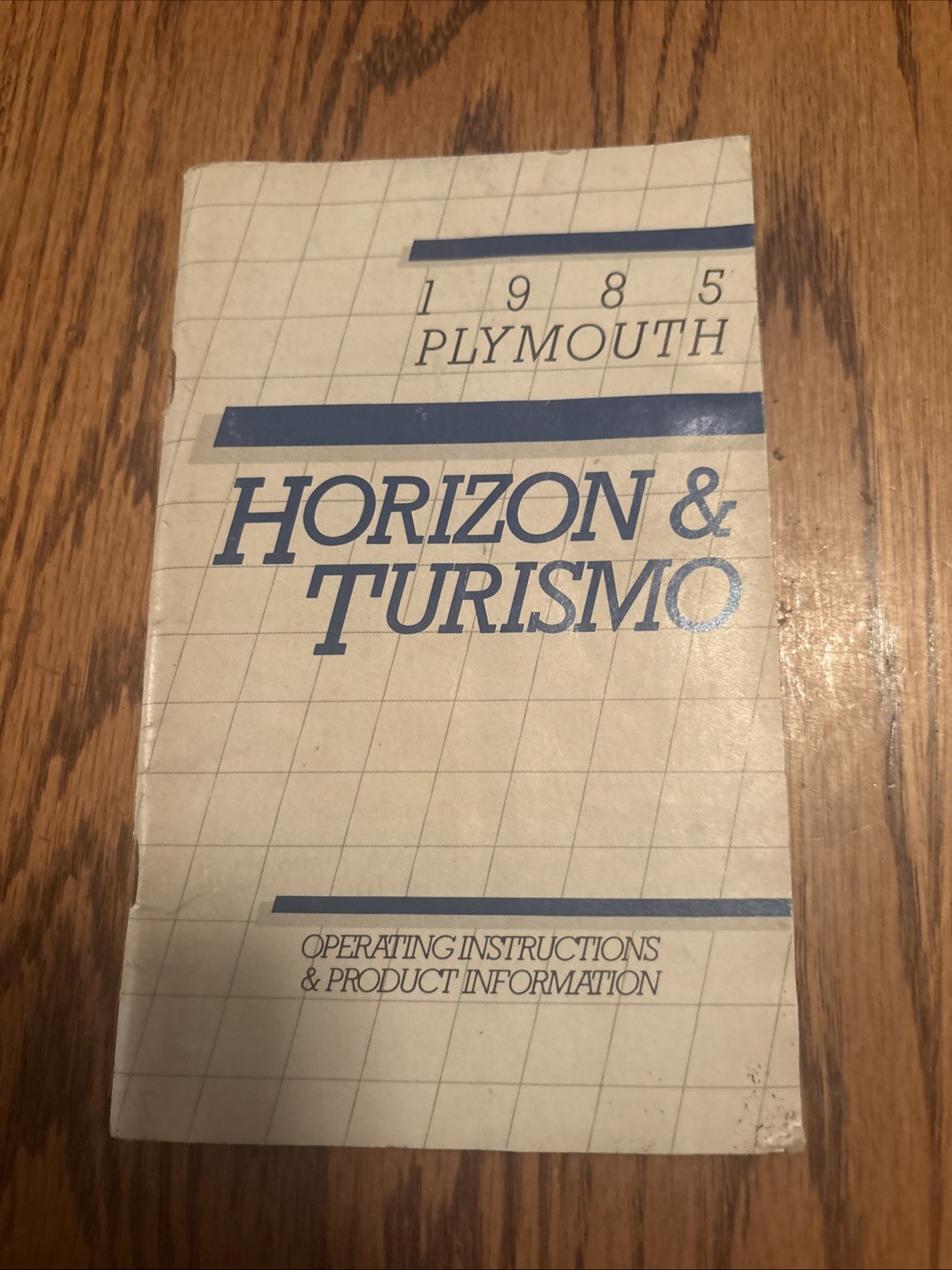 Vintage 1985 Plymouth Horizon & Turismo Instructions & Product Info Manual