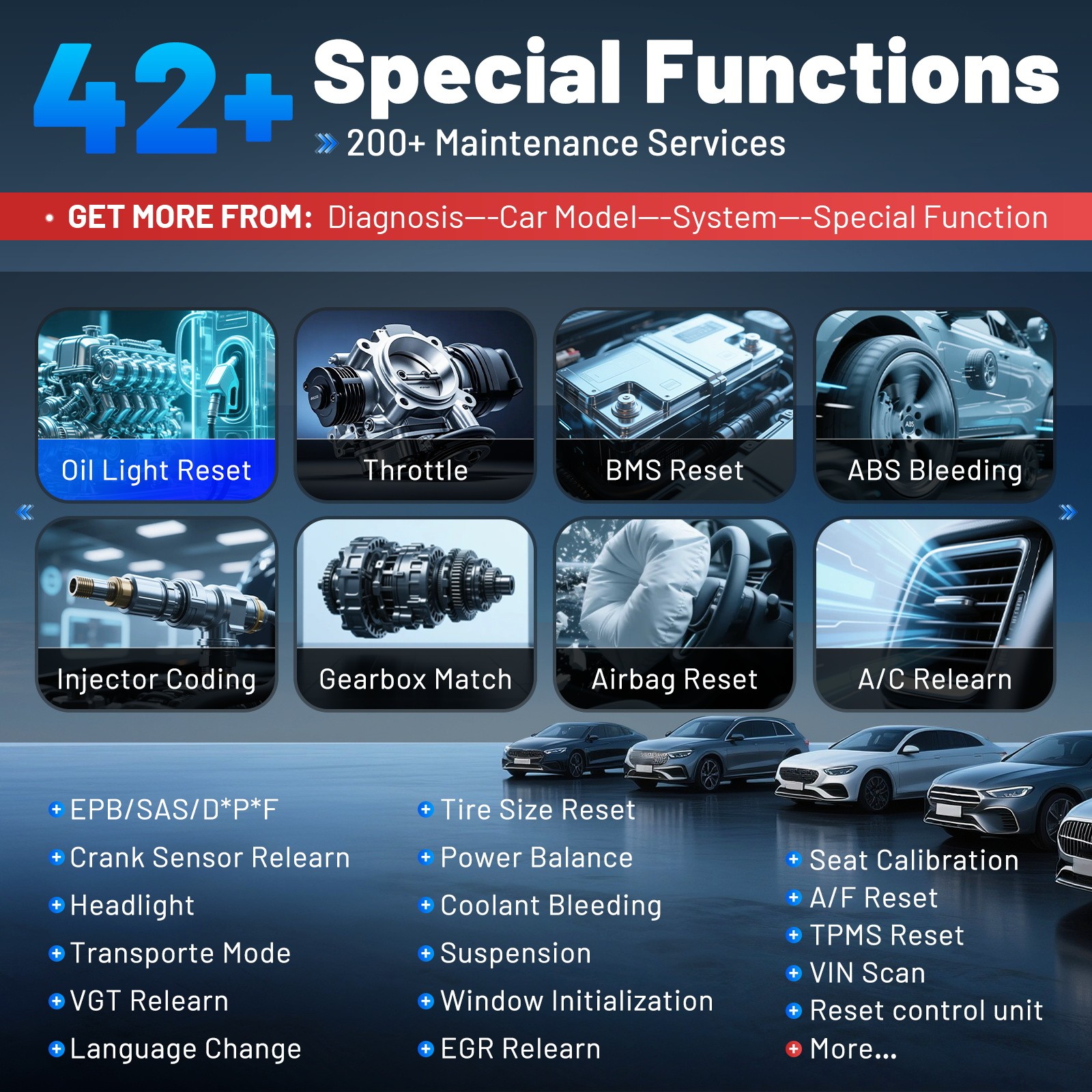 XTOOL D8S Auto Diagnostic OBD2 Scanner E.CU Coding Topology Mapping 38+ Resets