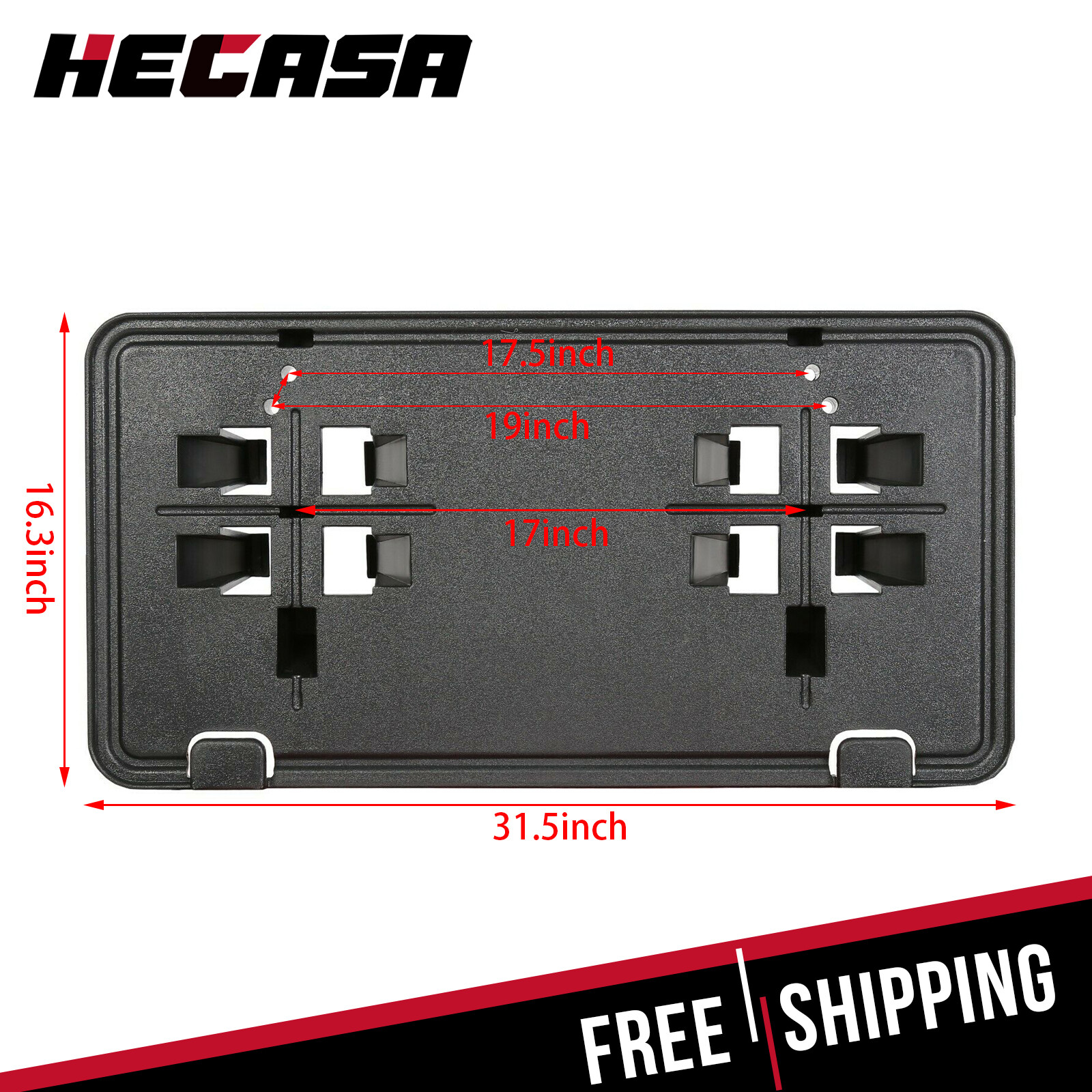 Front License Plate Bracket Mount Holder For 2015-17 FL3Z17A385B Ford F-150 F150