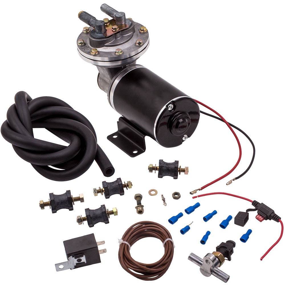 Electric Vacuum Pump Kit for Brake Booster 12 Volt 18″ to 22″ Easy Installation