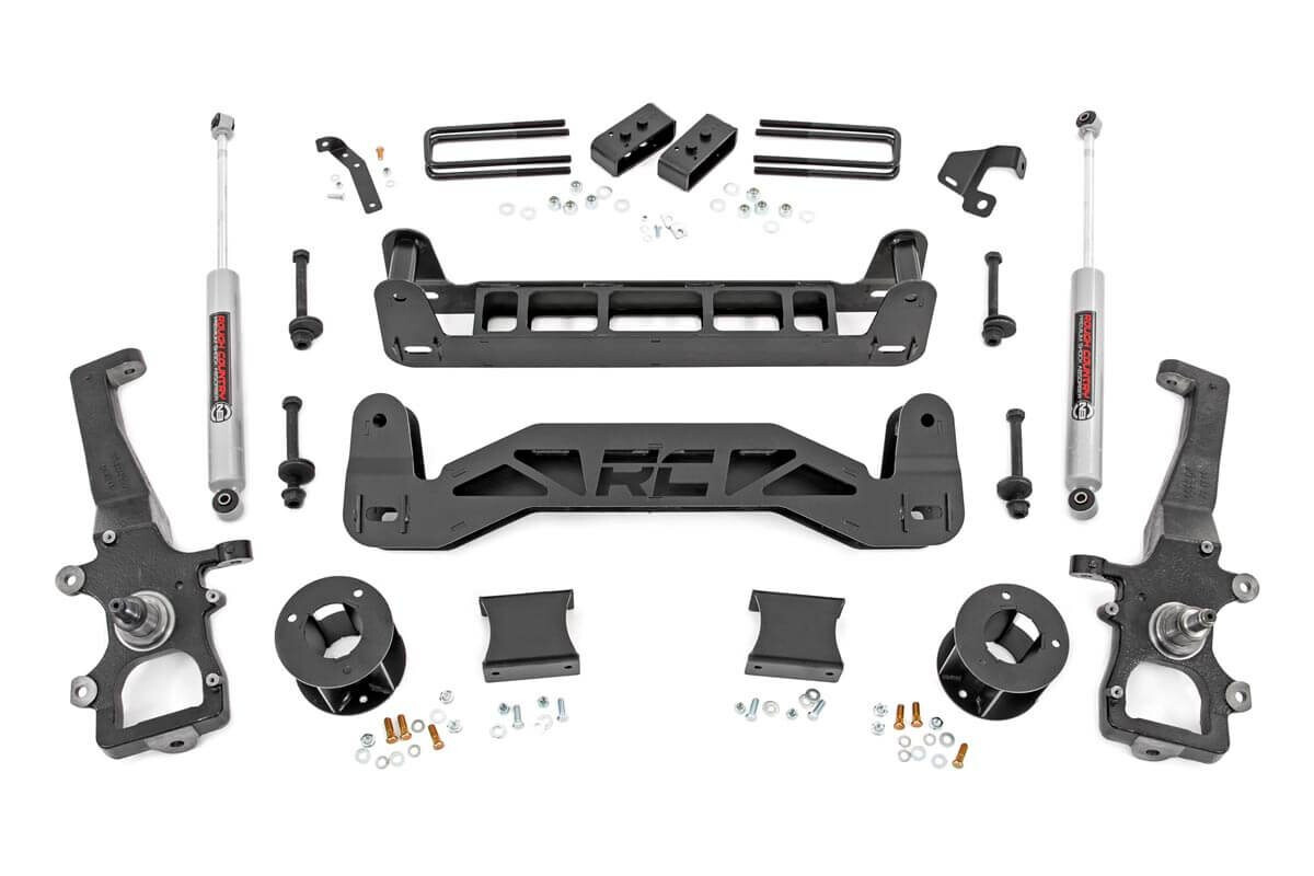 Rough Country 4″ Lift Kit with N3 Shocks – 52330 – fits 2004-2008 Ford F150 2WD