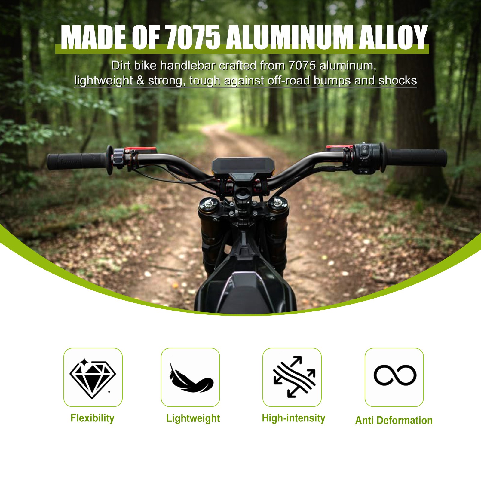 1 pc 7/8″ 22mm Handlebar For Sur Ron S/X Light Bee X For Talaria Sting MX3/R MX4