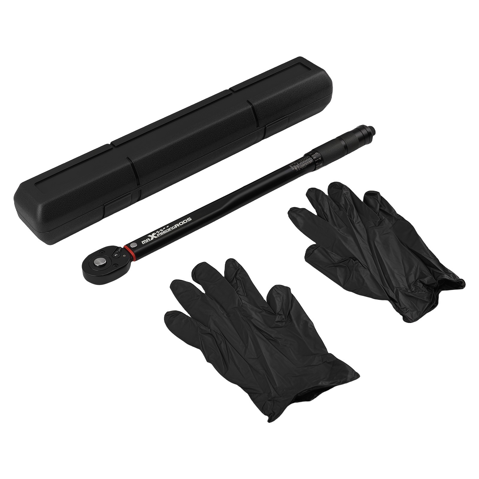 Digital Display Torque Wrench 1/2 Drive 10-150 Ft-Lb with Storage Case