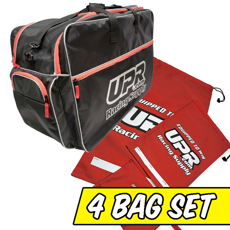 UPR Racing 4 Piece Gear Duffle Racing Gear Bag Helmets Shoes Boots