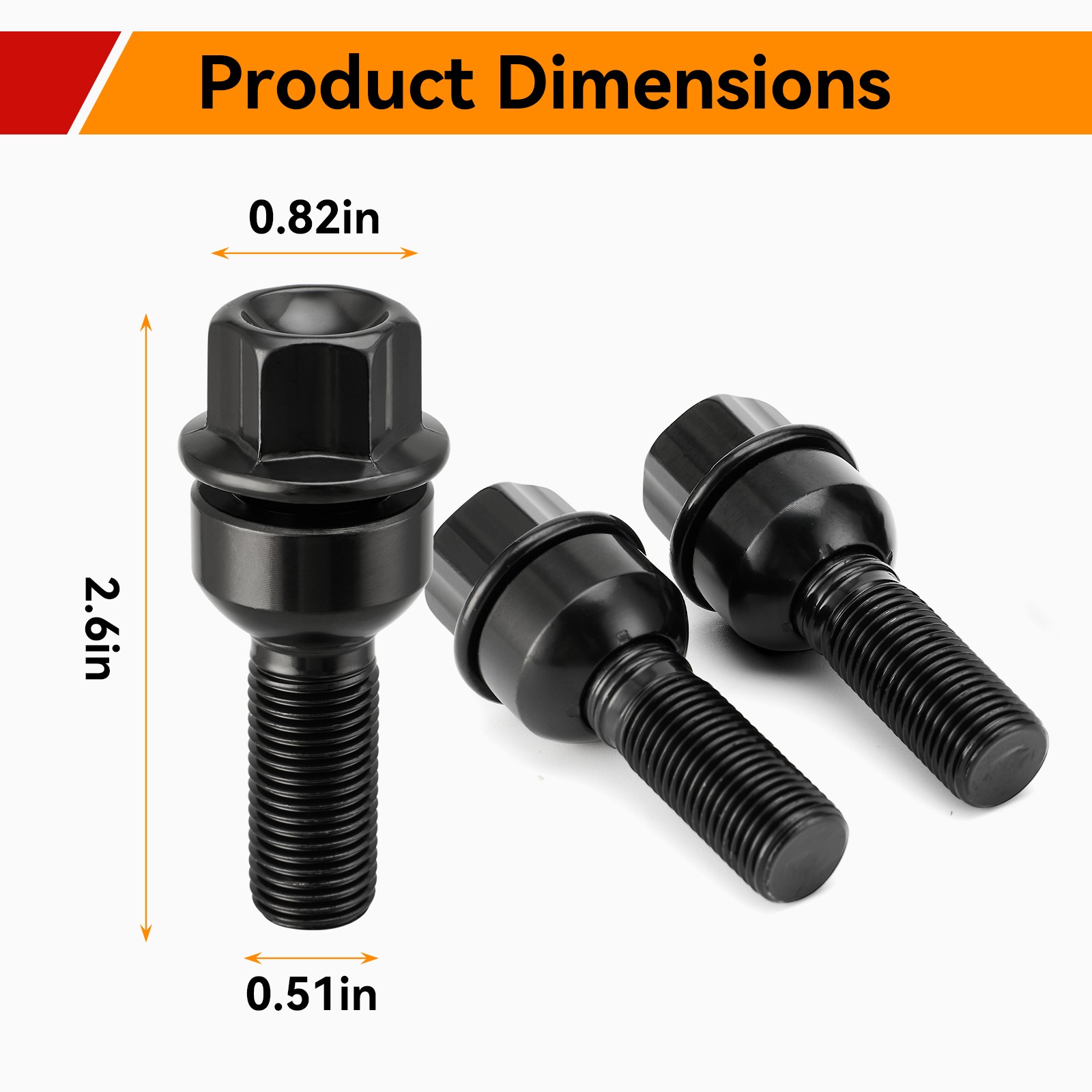 20 Pcs Lug Bolt Wheel Screw WHT006978 For PORSCHE 911 718 CAYMAN BOXSTER SPYDER