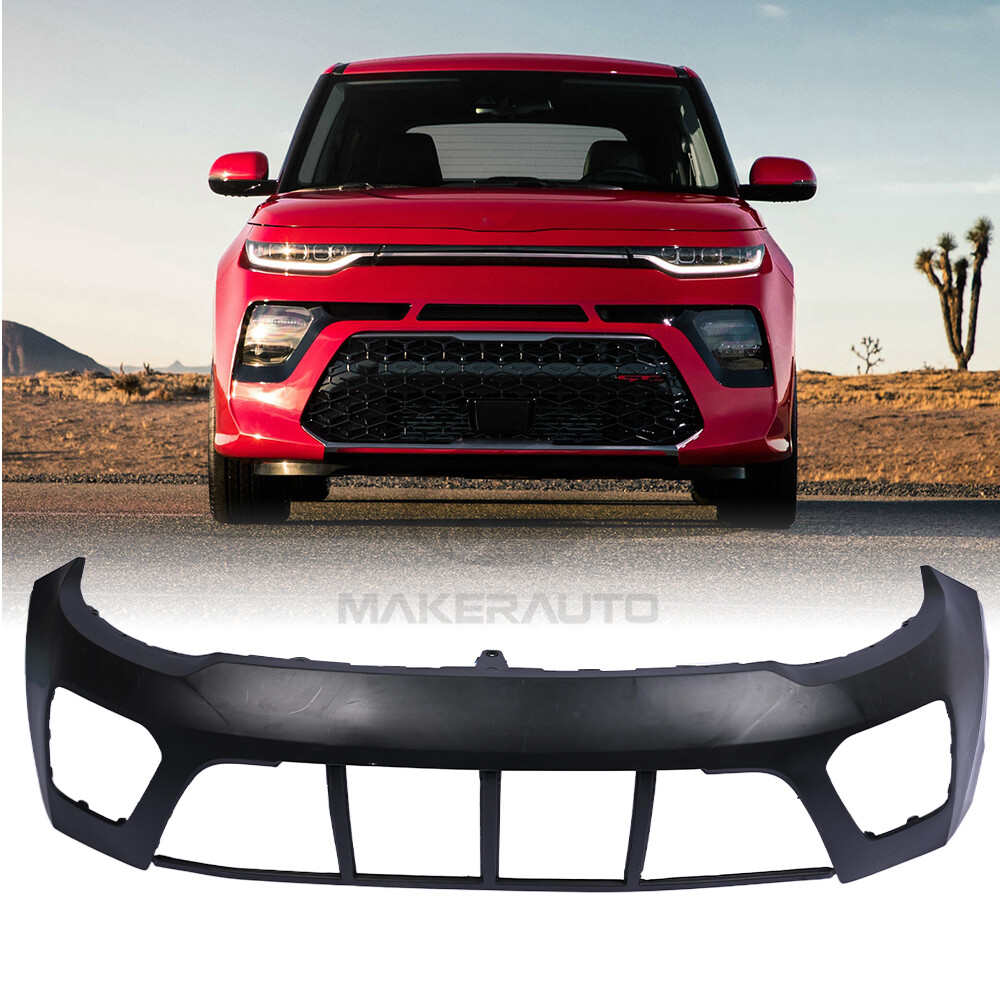 New Primered Front Upper Bumper Cover Replacement For 2020 2021 2022 Kia Soul
