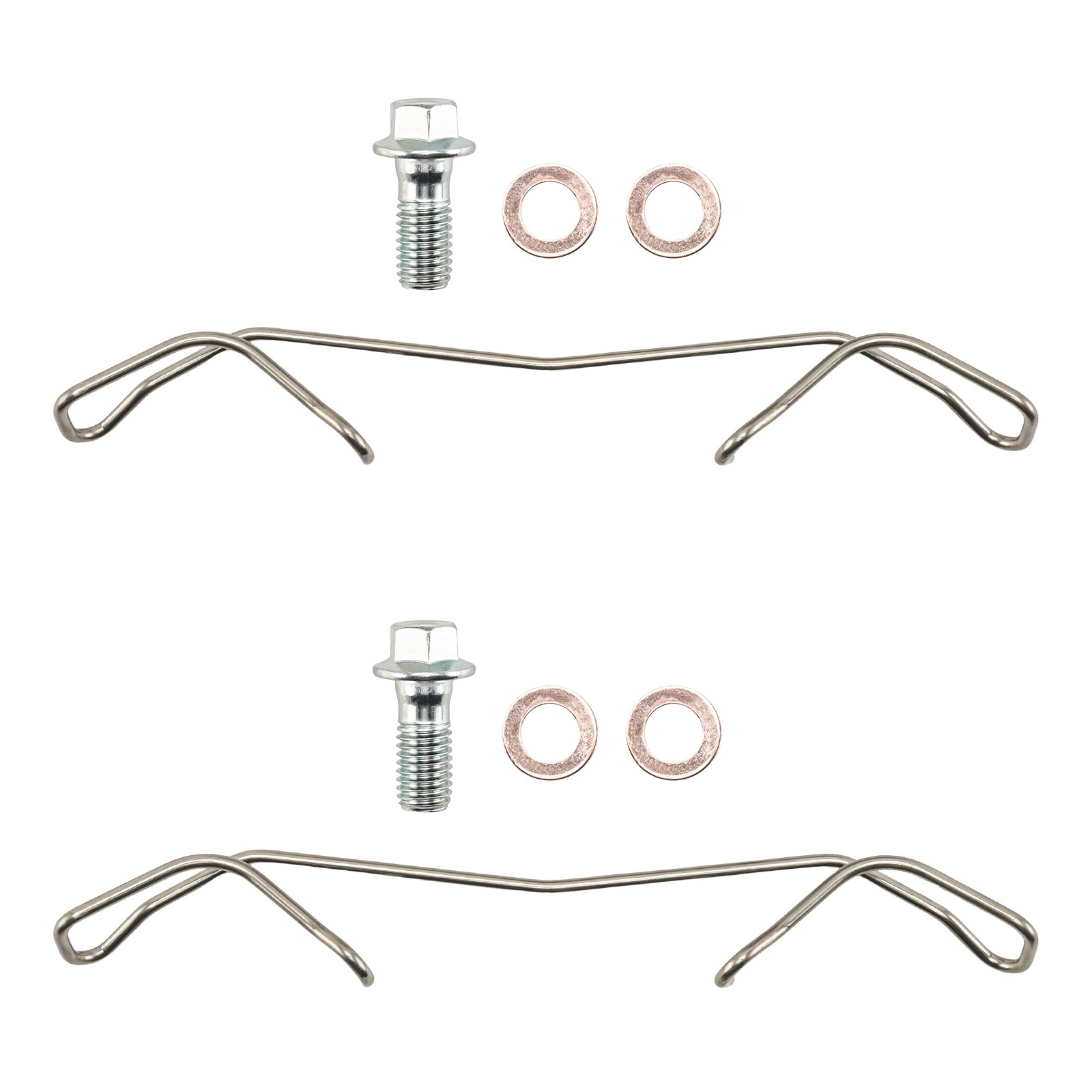 2x Front Left Caliper & Front Right Caliper Set Fits 16-18 VW Jetta 1.4T 19B2975