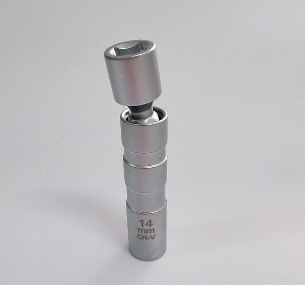 1X 14mm 3/8″ Drive Magnetic Chrome Vanadium Steel Spark Plug Sleeve Removal Tool