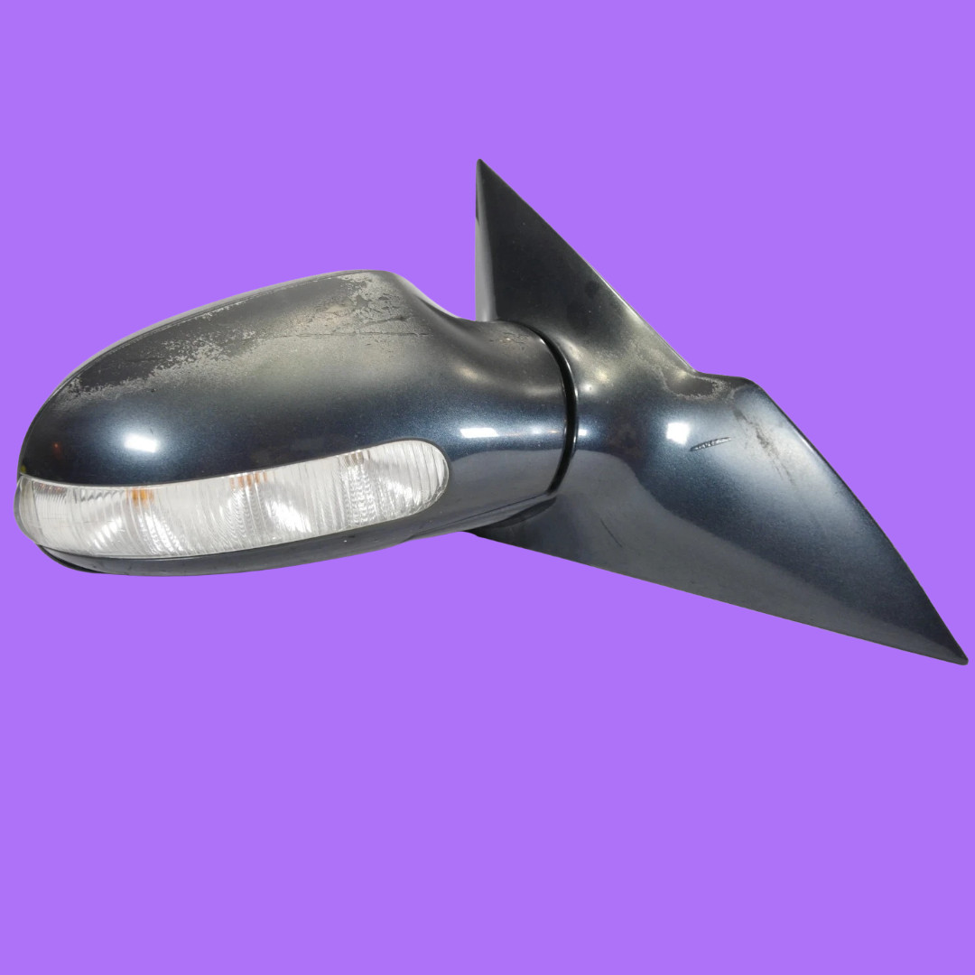 🟩00-03 Mercedes W208 CLK430 CLK320 CLK55 Right Passenger Door Mirror OEM BLUE