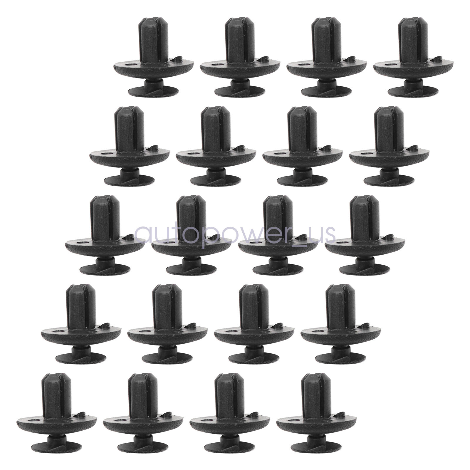 20Pcs Fender Liner Push-Type Retainer Clip 7mm For Subaru Impreza Legacy WRX BRZ