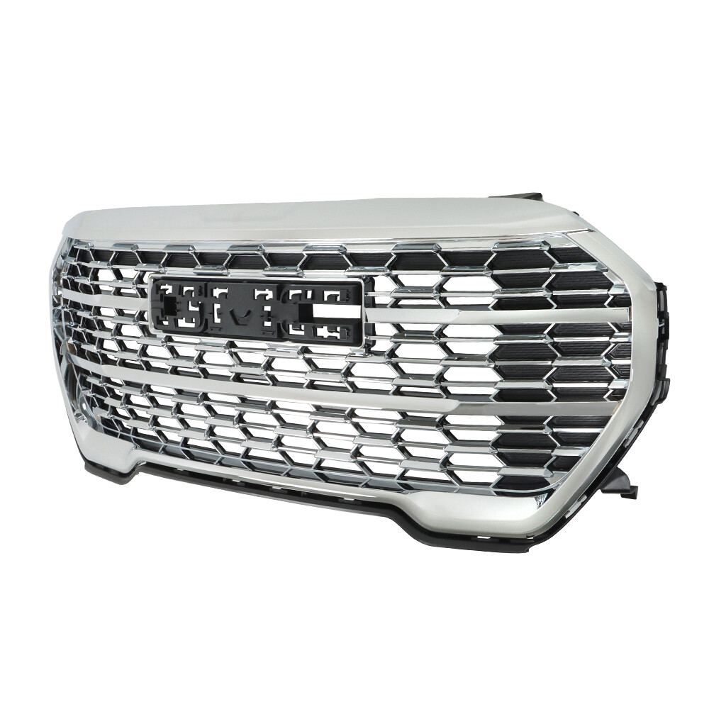 Compatible For GMC Terrain 22-23 Front Bumper Grille Chrome Without Camera Hole