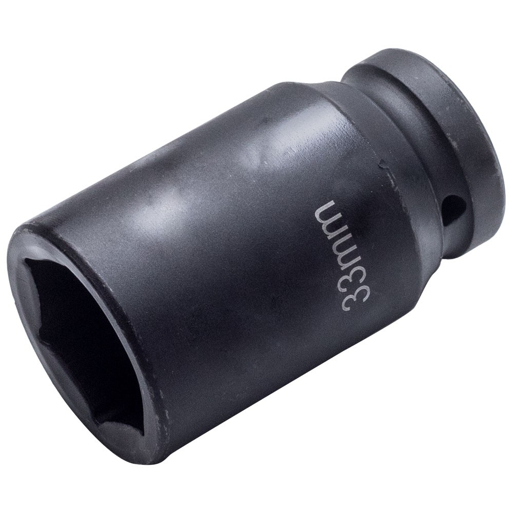 10PCS 3/4Inch Drive Deep Impact Socket Set Metric 22mm-41mm 6-Point Kit W/ Case