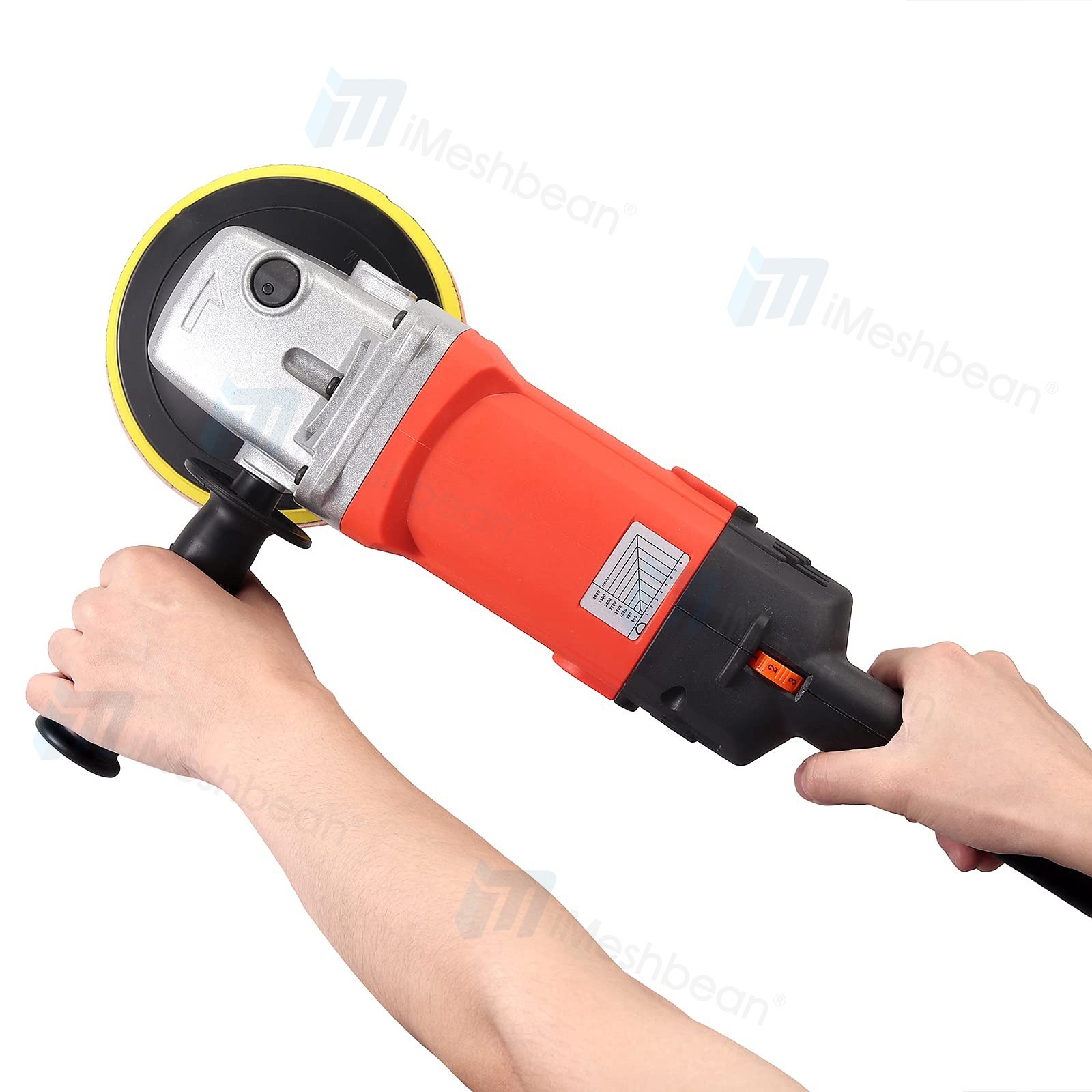 1400W Car Polisher Polishing Machine Buffer Sander 5″ 6″ 7″ Wax Pad Buffing Kit