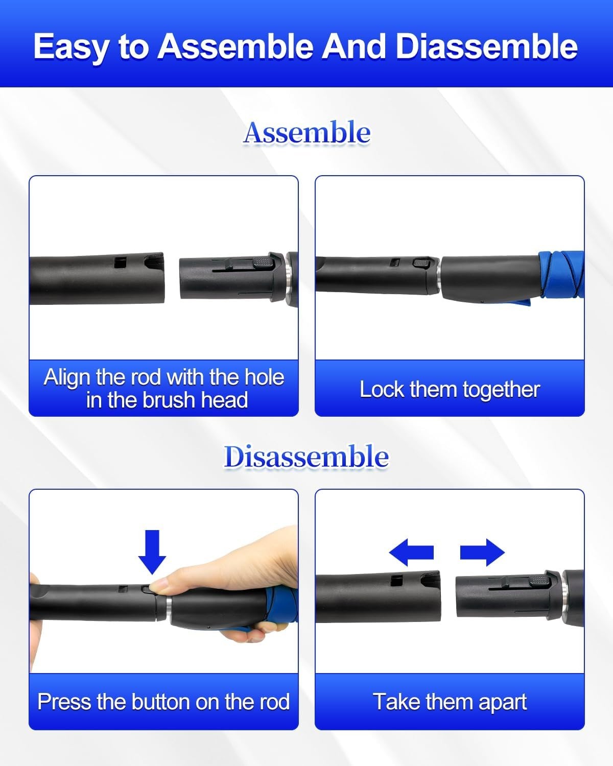 Lightweight Extendable 2-in-1 Snow Brush & Ice Scraper – 33 Inch with Soft Grip