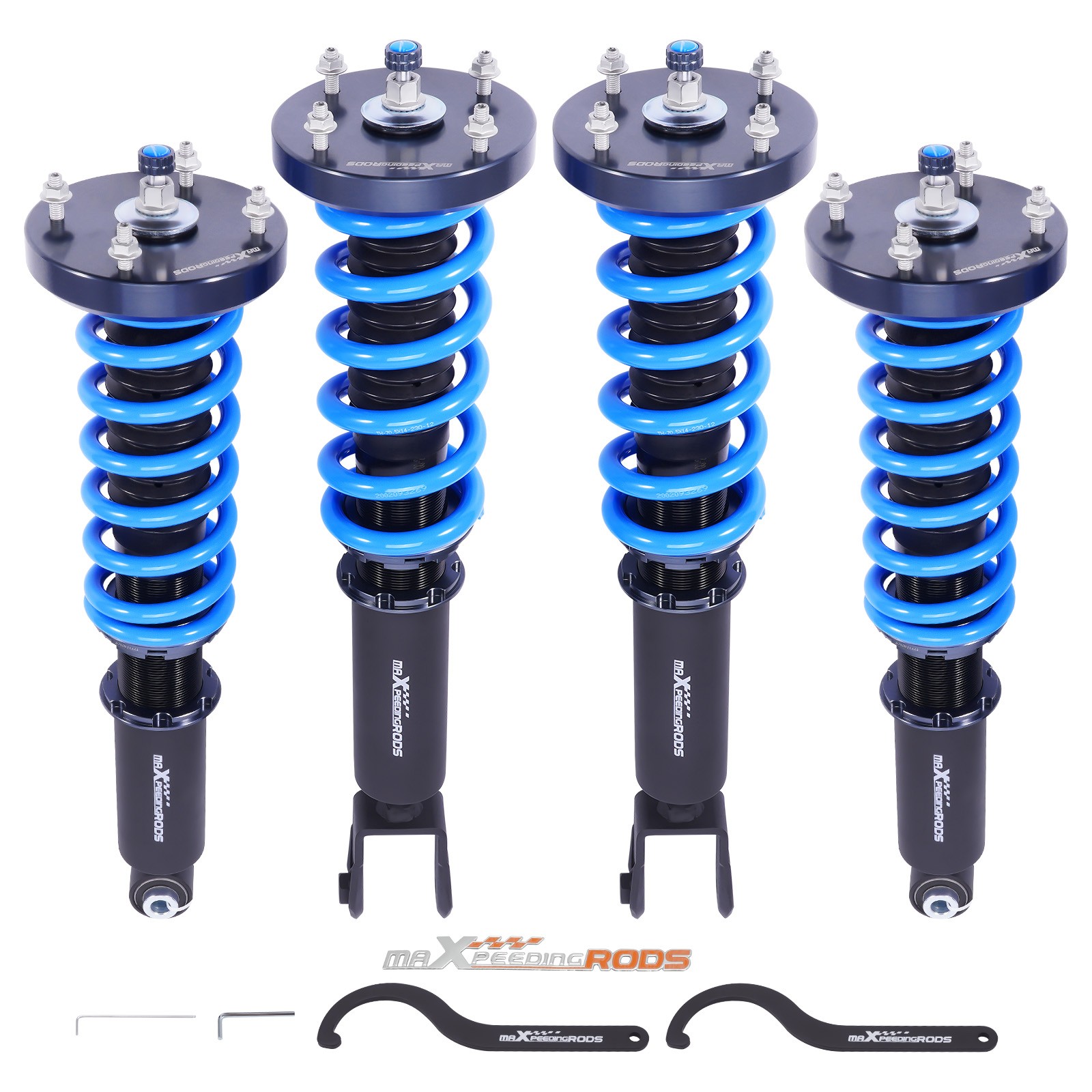 MaXpeedingrods Coilover Shock Struts Kit For Jaguar XJ8 / XJR X350 X358 03-09