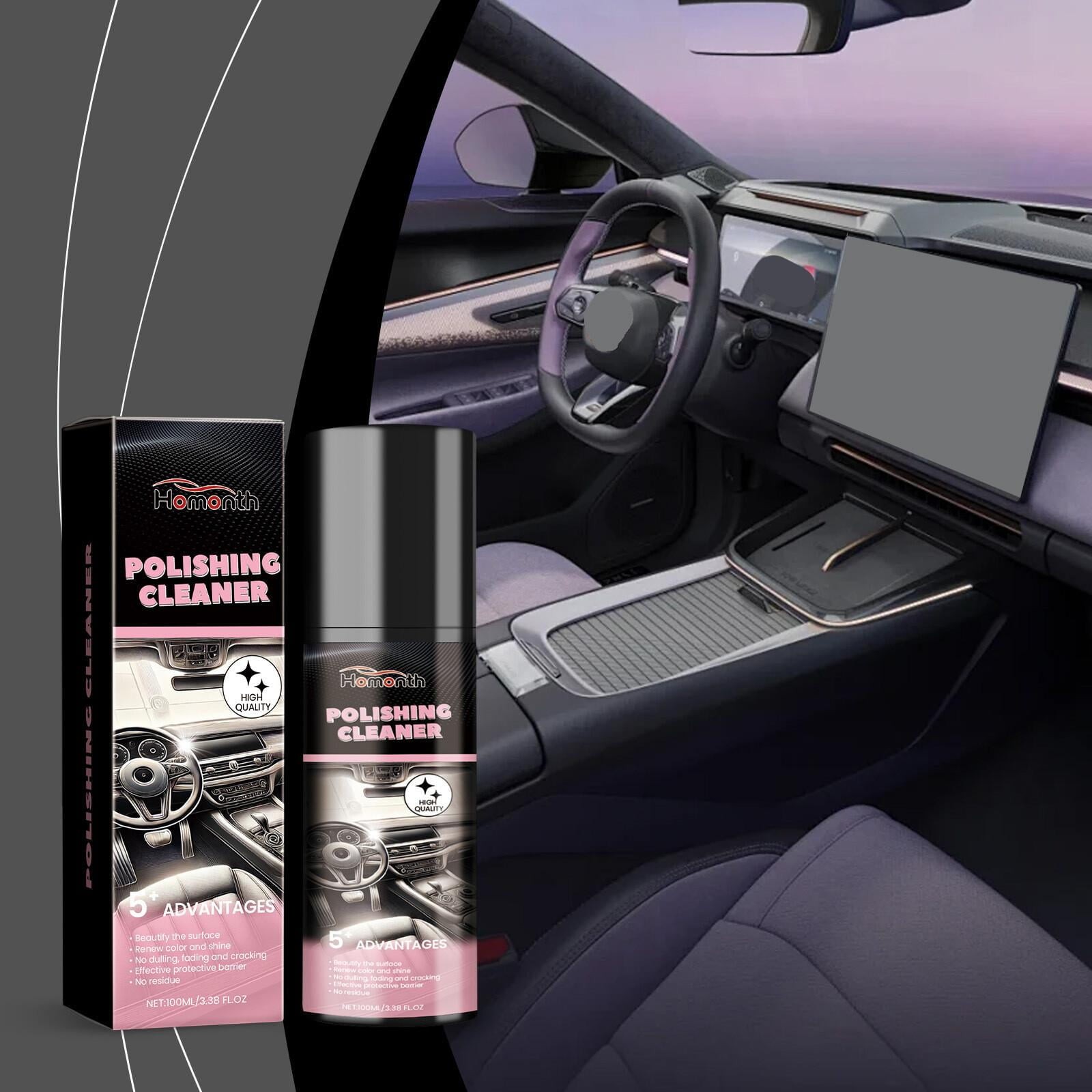 Amino Silicone Auto Interior Polish 100ml Deep Cleansing Spray Restores Trim