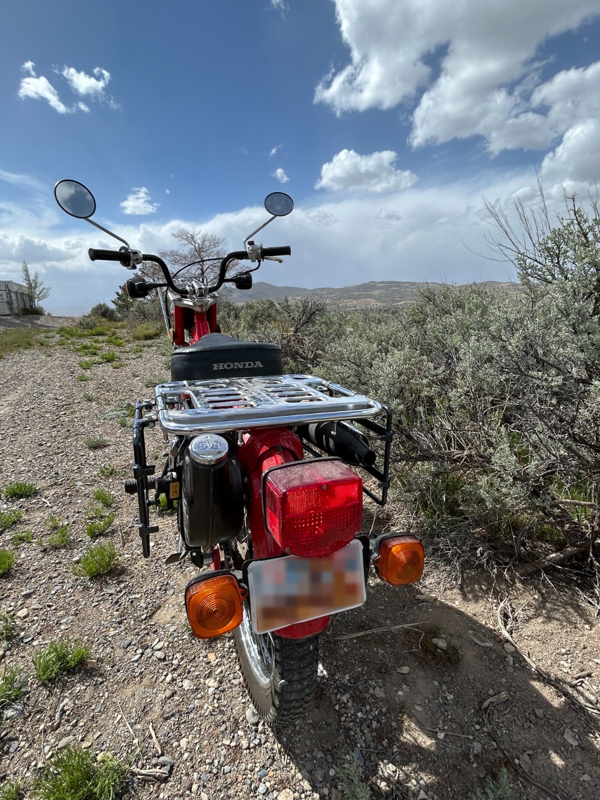 USA Made Saddlebag Racks for Honda CT90 CT110 Trail Bike – Easy, No Mod Install