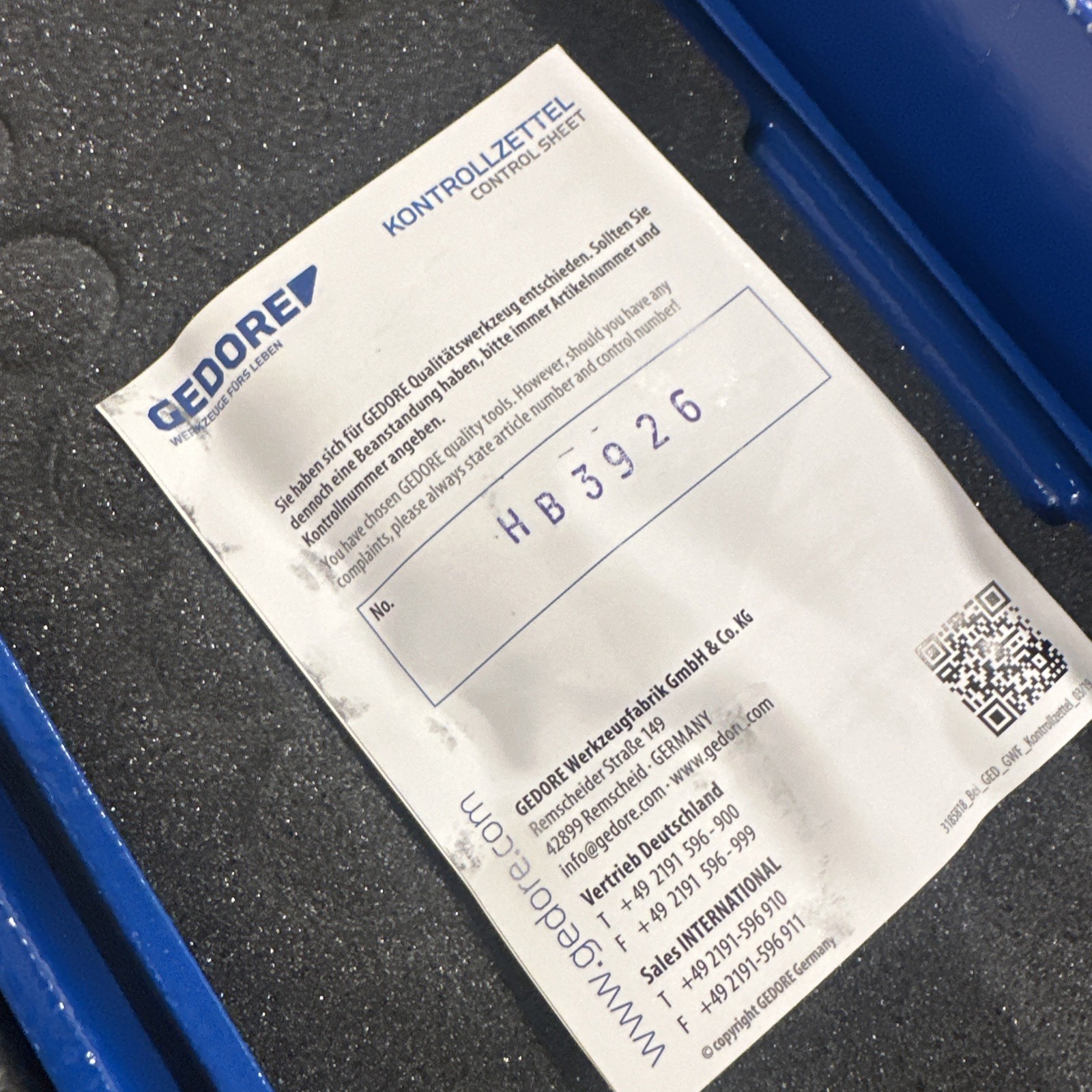 Gedore Ratchet & Socket Set 1/2 Drive 19 KMU-20 Metric – Made In Germany