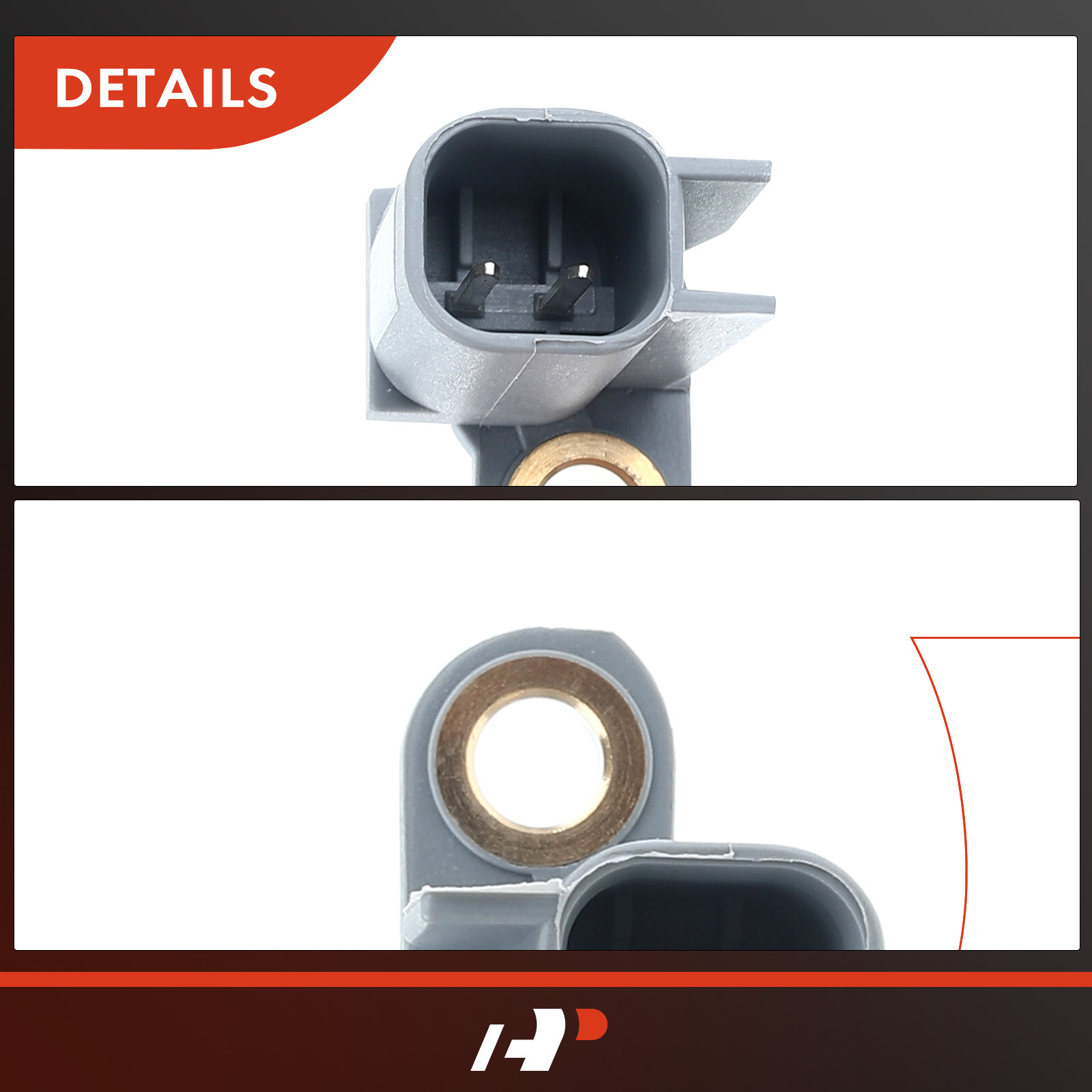 2Pcs ABS Wheel Speed Sensor Rear Left & Right for Lincoln MKC Ford Escape 13-19