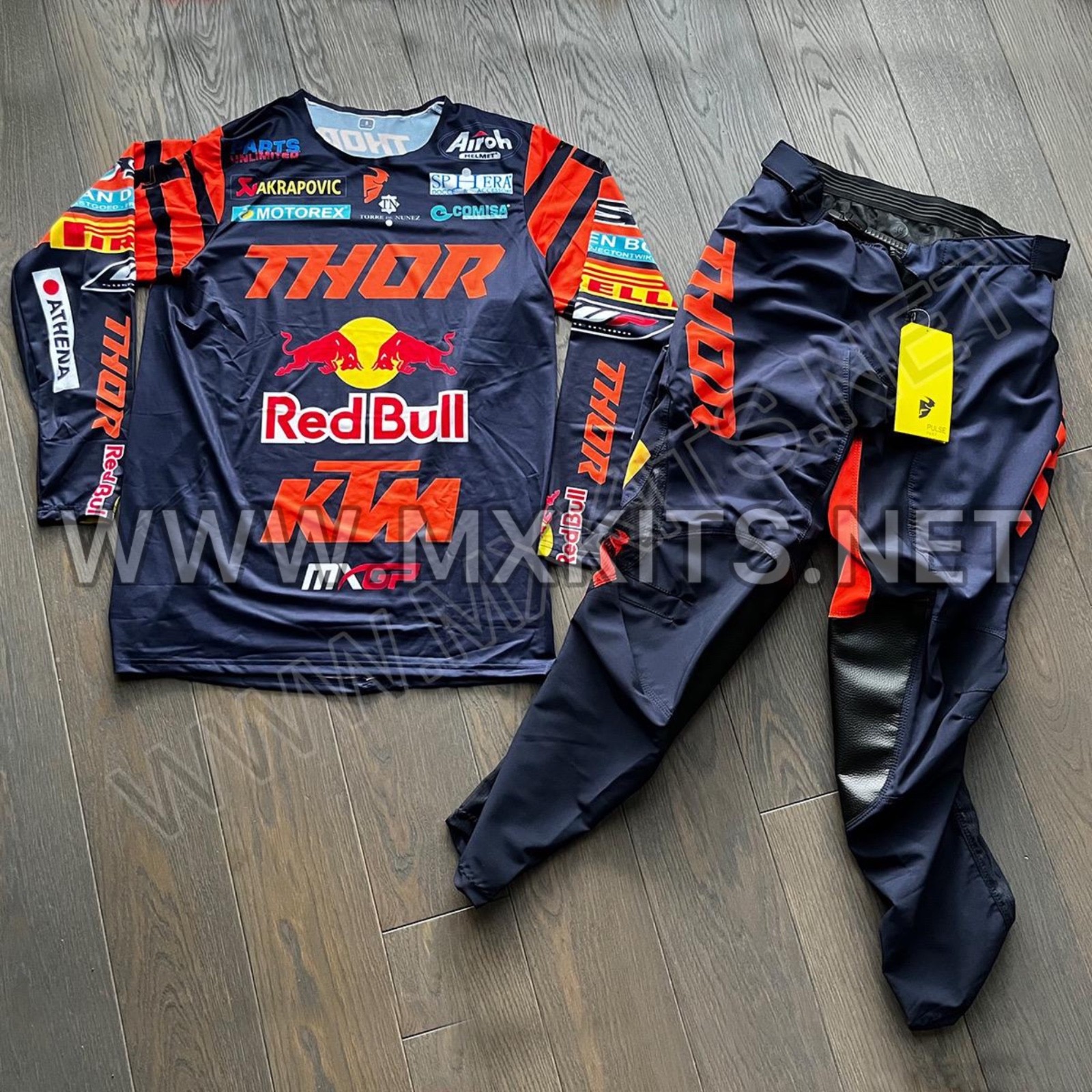 Thor KTM Team Sportmode Motocross Racing Gear Set Jersey & Pants Combo MX ATV
