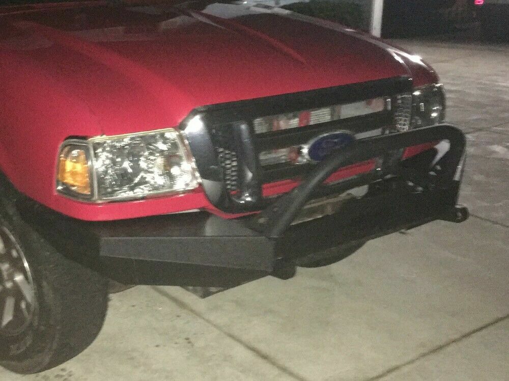 For 1998-2011 Ford Ranger Modular Front Black NEW Winch Bumper with Bull Bar