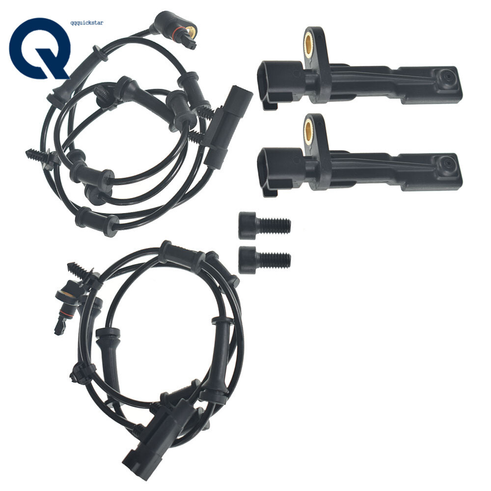 For Jeep Wrangler 2008-2016 4Pcs ABS Wheel Speed Sensor Font Rear Left/Right